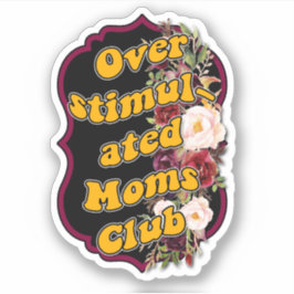 刺激された母のcluカットカスタムビニールステッカー シール