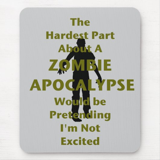 刺激されるゾンビ マウスパッド (正面)