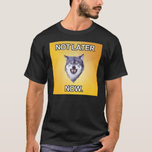 刺激のオオカミ Tシャツ