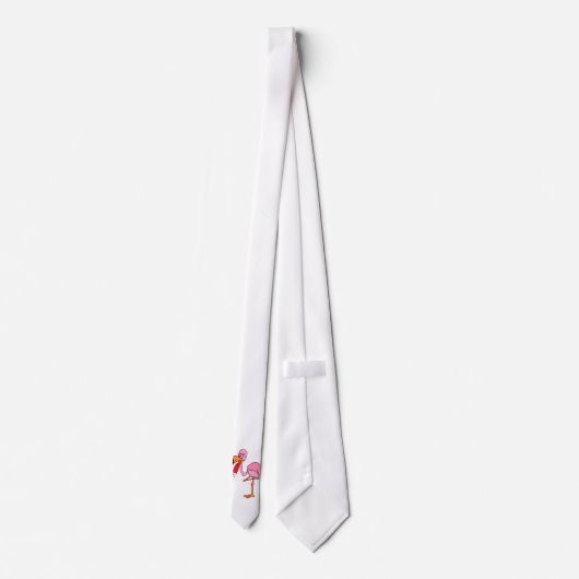 刺激のフラミンゴ ネクタイ (裏面)
