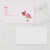 刺激のフラミンゴ 名刺 (正面/裏面)