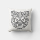 刺激を受けたなくま クッション (正面)