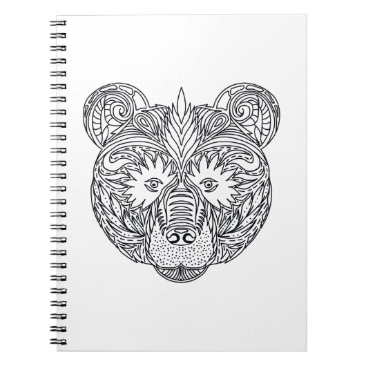 刺激を受けたなくま ノートブック (正面)