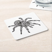 刺激を受けたなくも スクエアペーパーコースター (アングル)