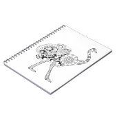 刺激を受けたなだちょう ノートブック (左側)