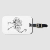 刺激を受けたなだちょう ラゲッジタグ (正面横)