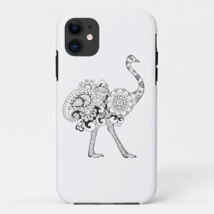 刺激を受けたなだちょう iPhone 11 ケース