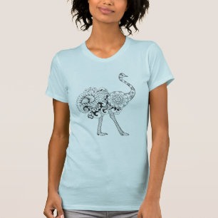 刺激を受けたなだちょう Tシャツ