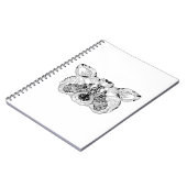 刺激を受けたなアライグマ ノートブック (左側)