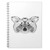 刺激を受けたなアライグマ ノートブック (正面)