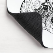 刺激を受けたなアライグマ マウスパッド (コーナー)