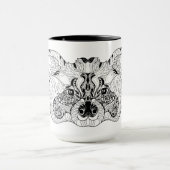 刺激を受けたなアライグマ マグカップ (中央)