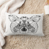 刺激を受けたなアライグマ ランバークッション (ブランケット)