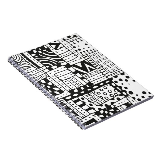 刺激を受けたなインディアンの抽象芸術の姿 ノートブック (右側)