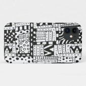 刺激を受けたなインディアンの抽象芸術の姿 Case-Mate iPhoneケース (裏面(横))