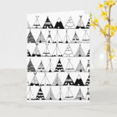 刺激を受けたなウィグワム カード (黄色い花)