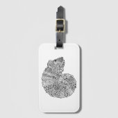 刺激を受けたなカメレオン2 ラゲッジタグ (正面縦)