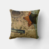 刺激を受けたなギターの星 クッション (裏面)