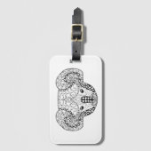 刺激を受けたなコアラ ラゲッジタグ (正面縦)