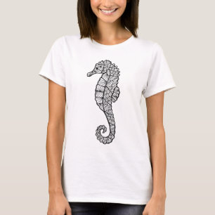 刺激を受けたなタツノオトシゴ Tシャツ