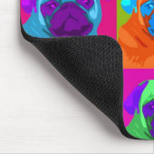 刺激を受けたなパグのマウスパッド マウスパッド (コーナー)