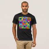 刺激を受けたなパグのワイシャツ Tシャツ (正面フル)