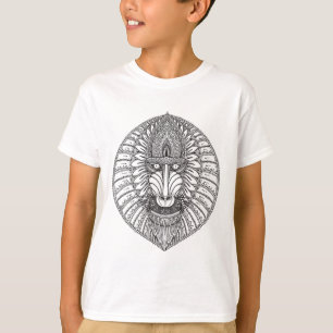 刺激を受けたなヒヒの顔 Tシャツ