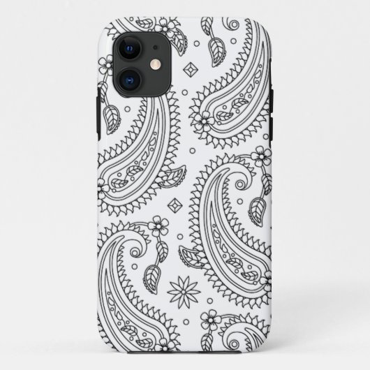 刺激を受けたなペイズリーのデザイン Case-Mate iPhoneケース (裏面)