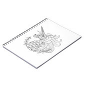 刺激を受けたなユニコーン ノートブック (左側)