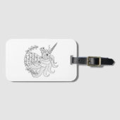 刺激を受けたなユニコーン ラゲッジタグ (正面横)