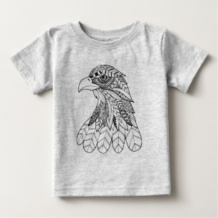 刺激を受けたなワシ ベビーTシャツ