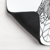 刺激を受けたなワシ マウスパッド (コーナー)