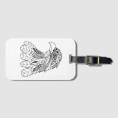 刺激を受けたなワシ ラゲッジタグ (正面横)