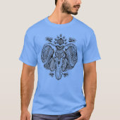 刺激を受けたなヴィンテージのインドゾウ Tシャツ (正面)