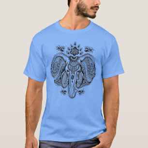 刺激を受けたなヴィンテージのインドゾウ Tシャツ