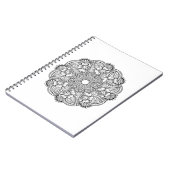 刺激を受けたな円形のデザイン ノートブック (左側)