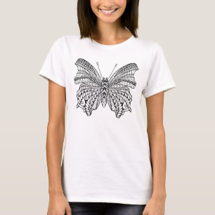 刺激を受けたな熱帯蝶 Tシャツ