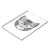 刺激を受けたな猫 ノートブック (左側)