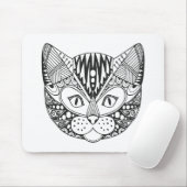 刺激を受けたな猫 マウスパッド (マウス)