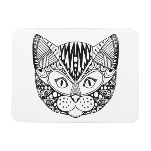 刺激を受けたな猫 マグネット