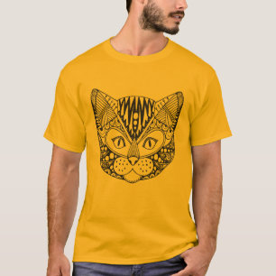 刺激を受けたな猫 Tシャツ
