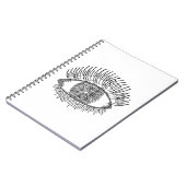 刺激を受けたな目 ノートブック (左側)