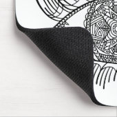 刺激を受けたな目 マウスパッド (コーナー)