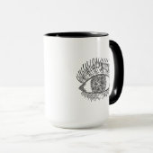 刺激を受けたな目 マグカップ (正面右)