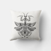 刺激を受けたな祈るカマキリ クッション (裏面)