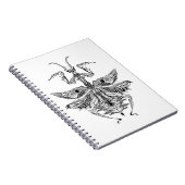 刺激を受けたな祈るカマキリ ノートブック (右側)