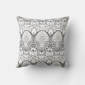 刺激を受けたな種族のイラストレーション クッション (裏面)