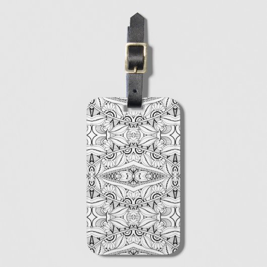 刺激を受けたな種族のデザイン ラゲッジタグ (正面縦)