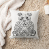 刺激を受けたな種族のパンダ クッション (ブランケット)