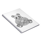 刺激を受けたな種族のパンダ ノートブック (右側)